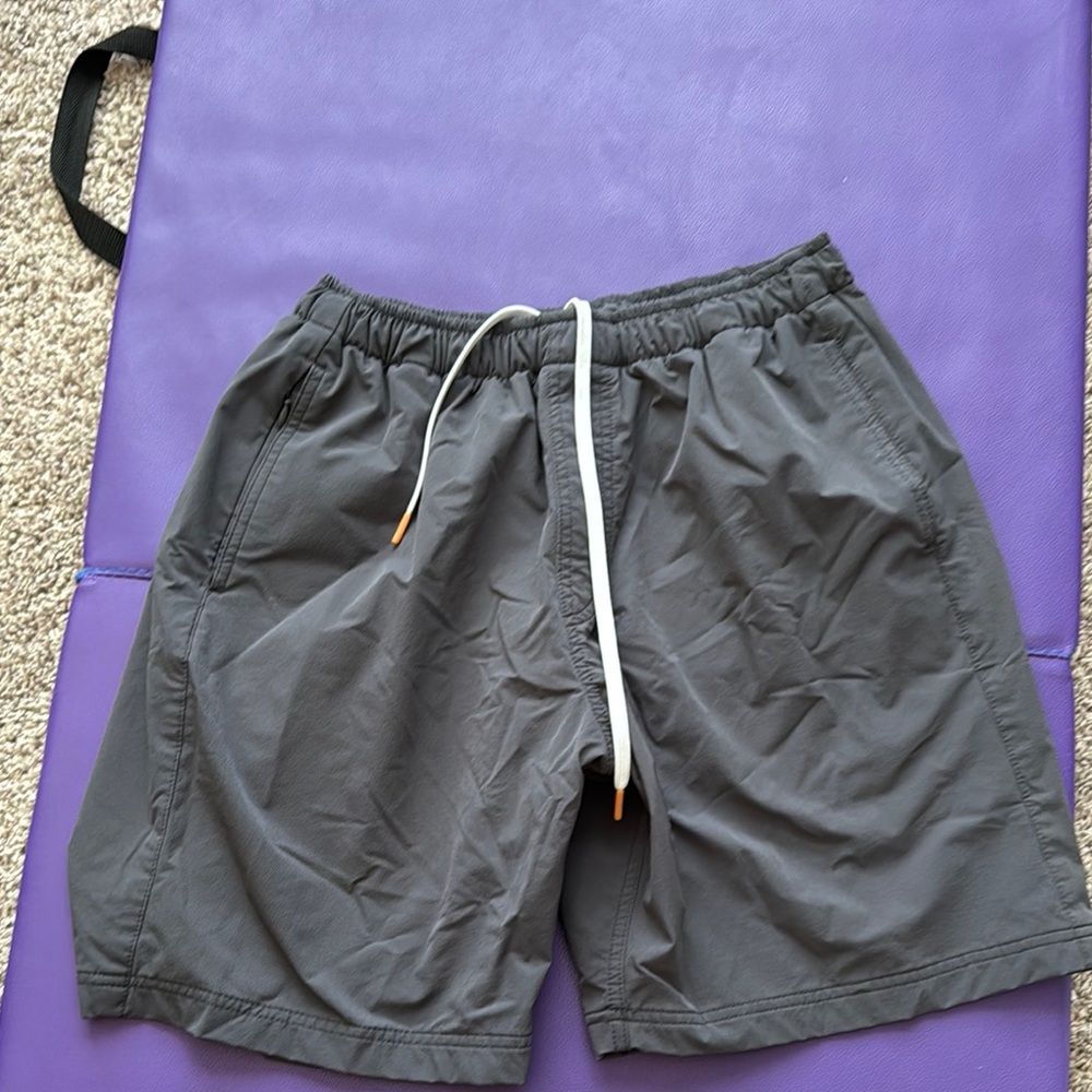 Gray Drawstring Athletic Shorts Spuds - image 1